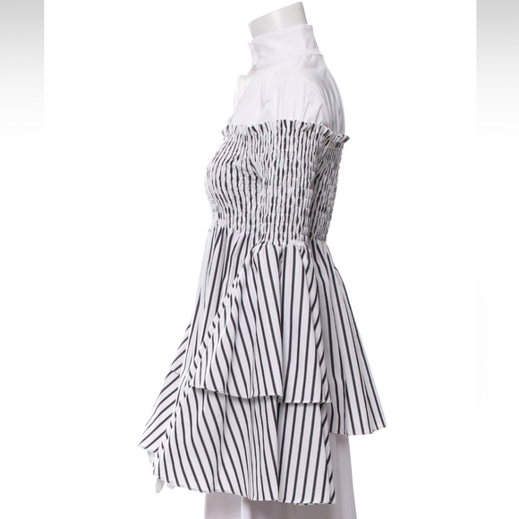 Caroline Constas Striped Blouse - Picture 2 of 4